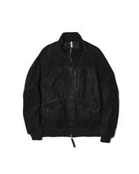 CCU  HIGH NECK BLOUSON COW LEATHER