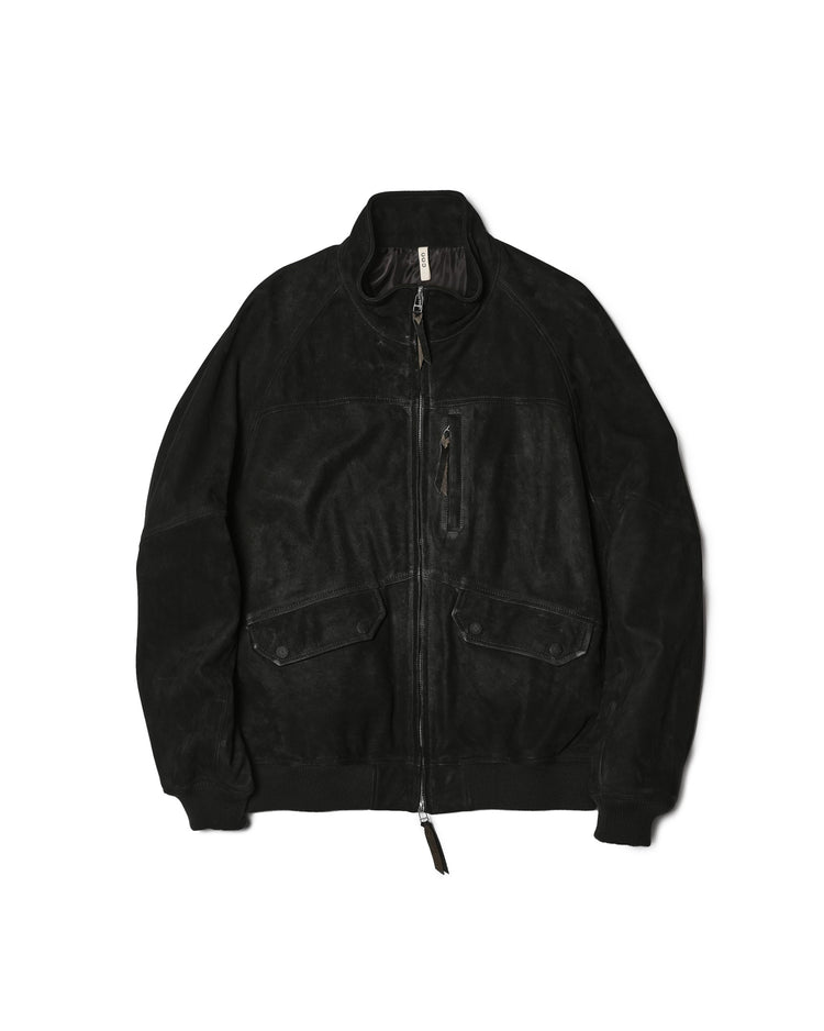 CCU  HIGH NECK BLOUSON COW LEATHER
