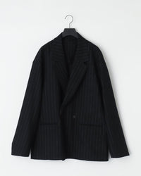 KANEMASA PHIL  36G Wool Stripe Double Jacket