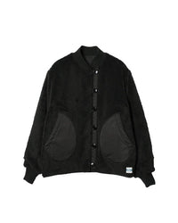 ARMY TWILL  PE WEATHER REVERSIBLE BLOUSON BLACK