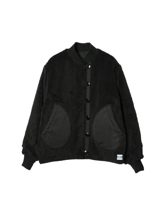 ARMY TWILL  PE WEATHER REVERSIBLE BLOUSON BLACK