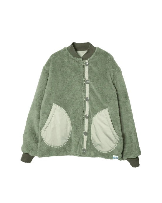 ARMY TWILL  PE WEATHER REVERSIBLE BLOUSON GRAY