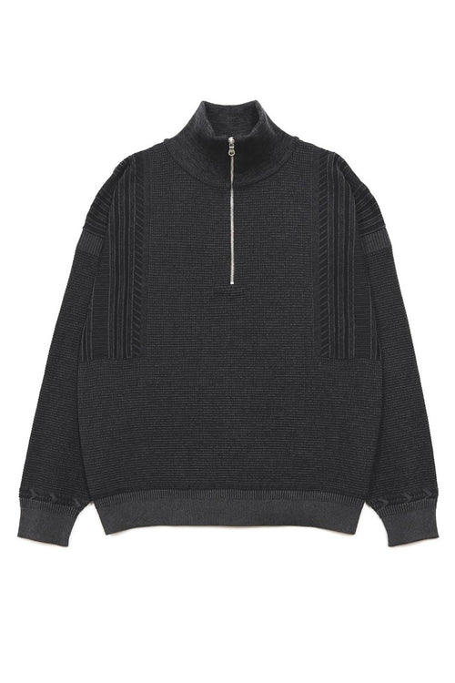 YASHIKI  Fuyushigure Half Zip Knit （冬時雨）
