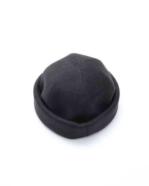 roundabout /  Linen Canvas Roll Cap