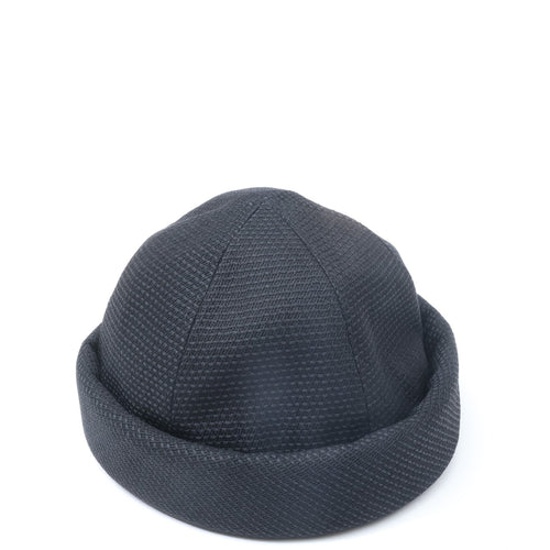 roundabout / Sashiko Roll Cap / Black RA24AW-AC02