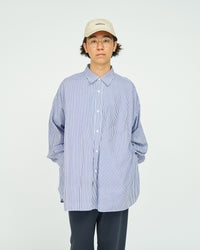 FreshService / CORPORATE UNIFORM L/S SHIRT BLUE STRIPE