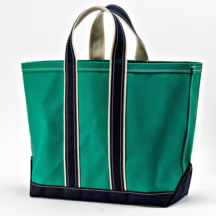 WORKERS  Deluxe Tote Bag/ Green Body x Navy Handle