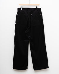 Ordinary fits  CORDUROY BELL PANTS BLACK