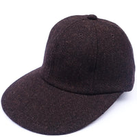 Riprap /  SEMI LONG BRIM CAP MOON & HARRIS TWEED DK.BROWN