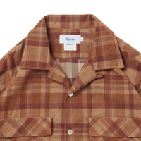 Riprap  OPEN COLLAR SH L/S (21W PLAID CORDS) BRICK