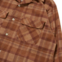 Riprap  OPEN COLLAR SH L/S (21W PLAID CORDS) BRICK