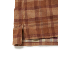 Riprap  OPEN COLLAR SH L/S (21W PLAID CORDS) BRICK