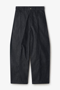 sage NATION  WELT TROUSER RAW DENIM RAW BLACK