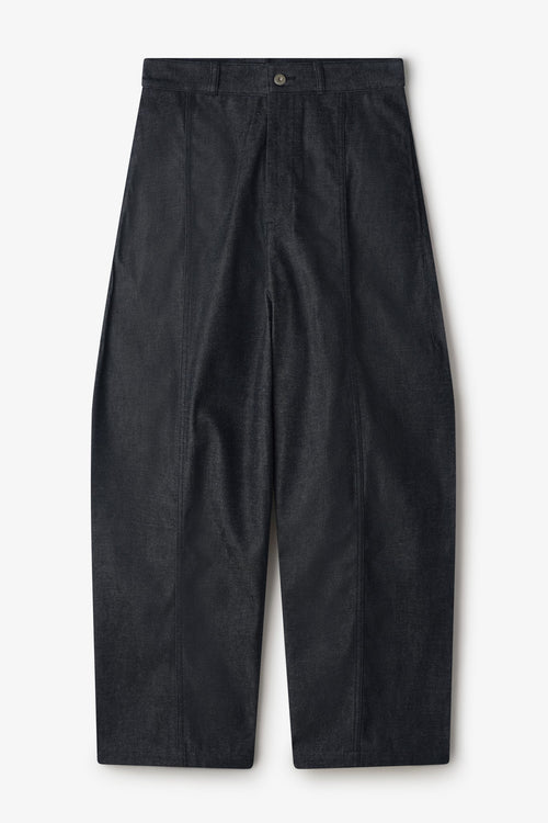 sage NATION  WELT TROUSER RAW DENIM RAW BLACK