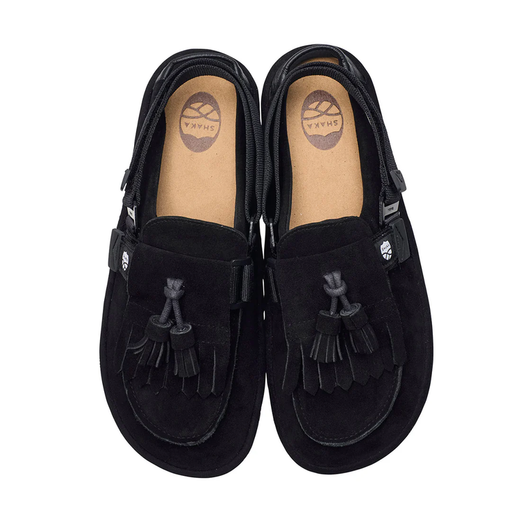 SHAKA  MOC MULE TASSEL SUEDE SK-296