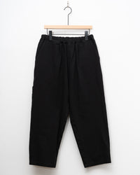 Ordinary fits  UNIFORM PAINTER PANTS BLACK