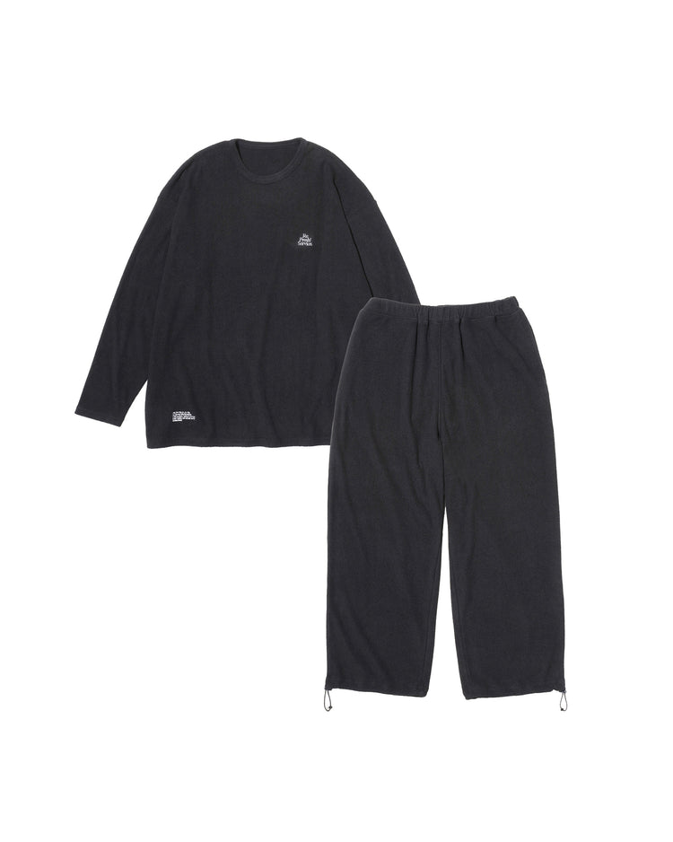 FreshService  UTILITY PILE L/S SET-UP BLACK