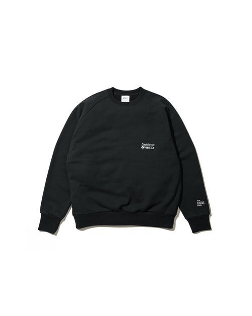 FreshService  VIBTEX for FreshService SWEAT CREW NECK PULLOVER BLACK
