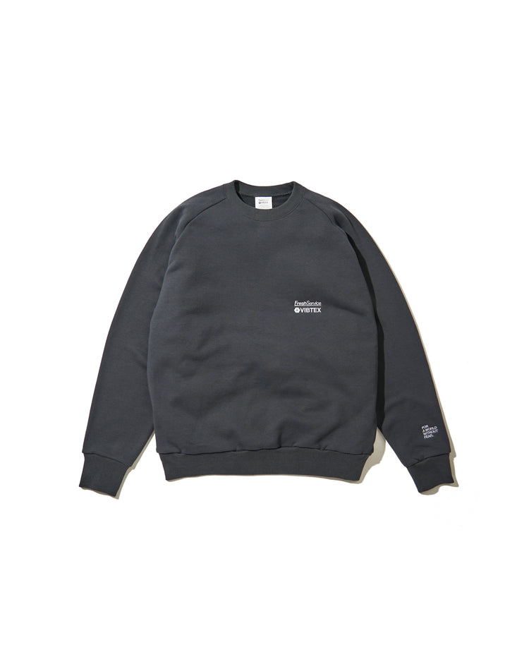 FreshService  VIBTEX for FreshService SWEAT CREW NECK PULLOVER GRAY