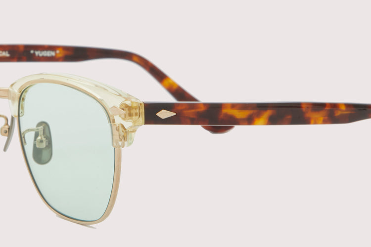 NOCHINO OPTICAL / YUGEN #5. CITRON & AMBER &CHAMPAGNE GOLD × L.SMOKE GREEN