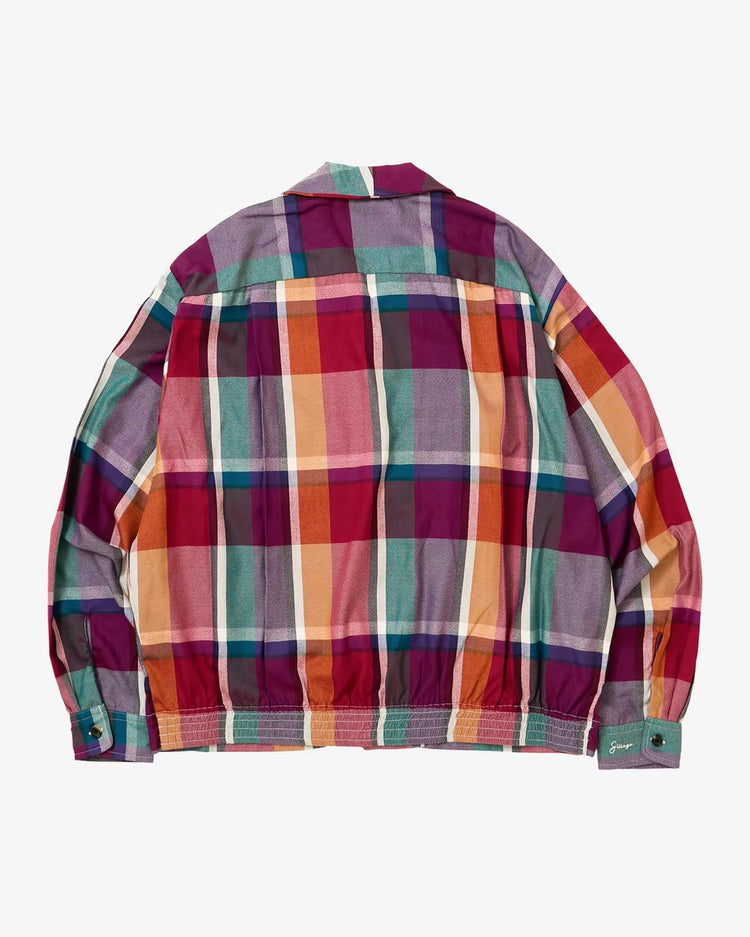 Sillage  rib blouson deadstock multi check