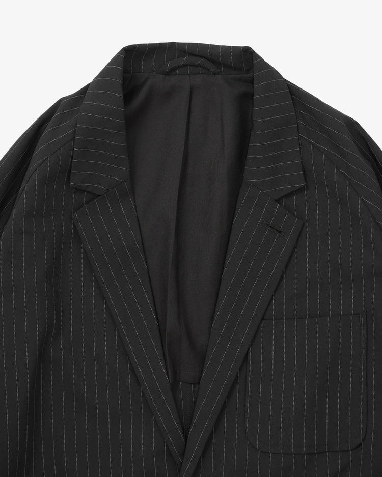 Sillage / blazer black stripe twill