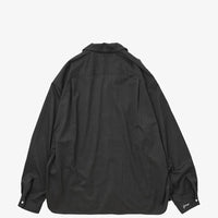 Sillage / re-engineered overshirt  twill anthracite