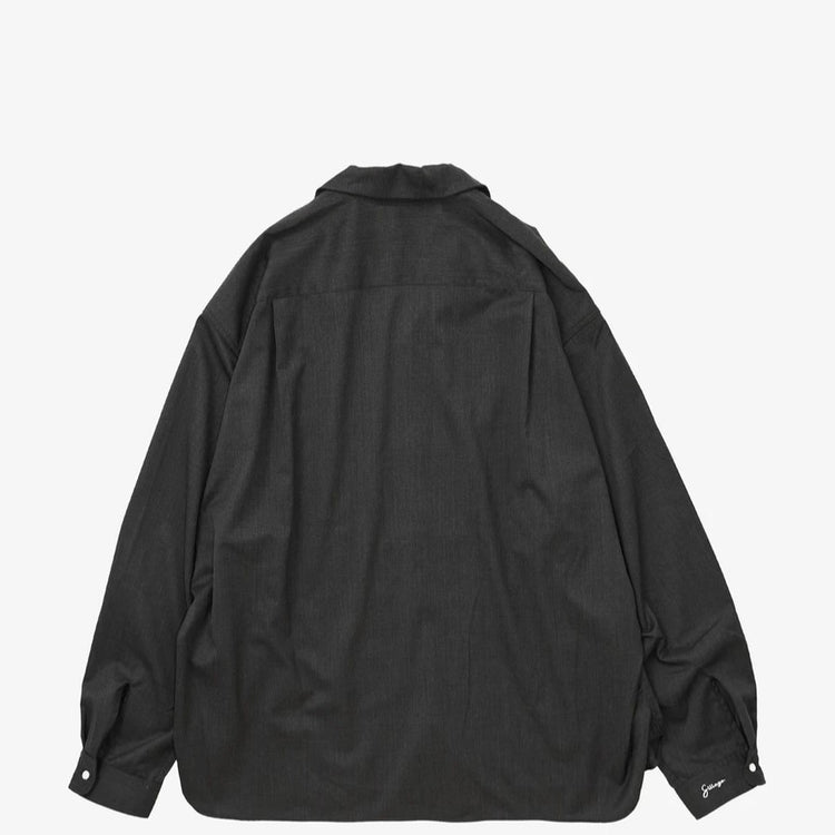 Sillage / re-engineered overshirt twill anthracite 