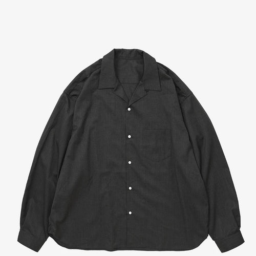 Sillage / re-engineered overshirt  twill anthracite