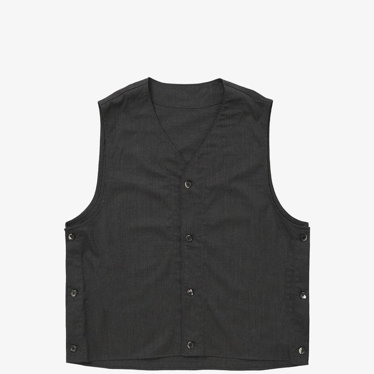 Sillage / gilet twill anthracite