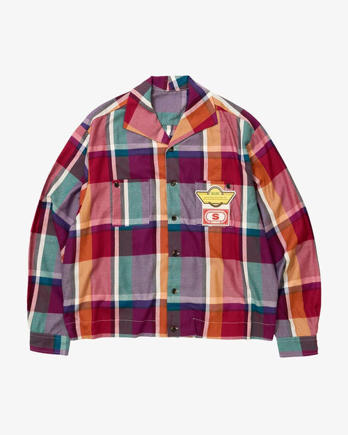 Sillage  rib blouson deadstock multi check