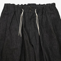 Sillage / circular pants black denim one wash