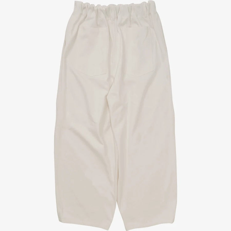 Sillage / circular pants white denim one wash