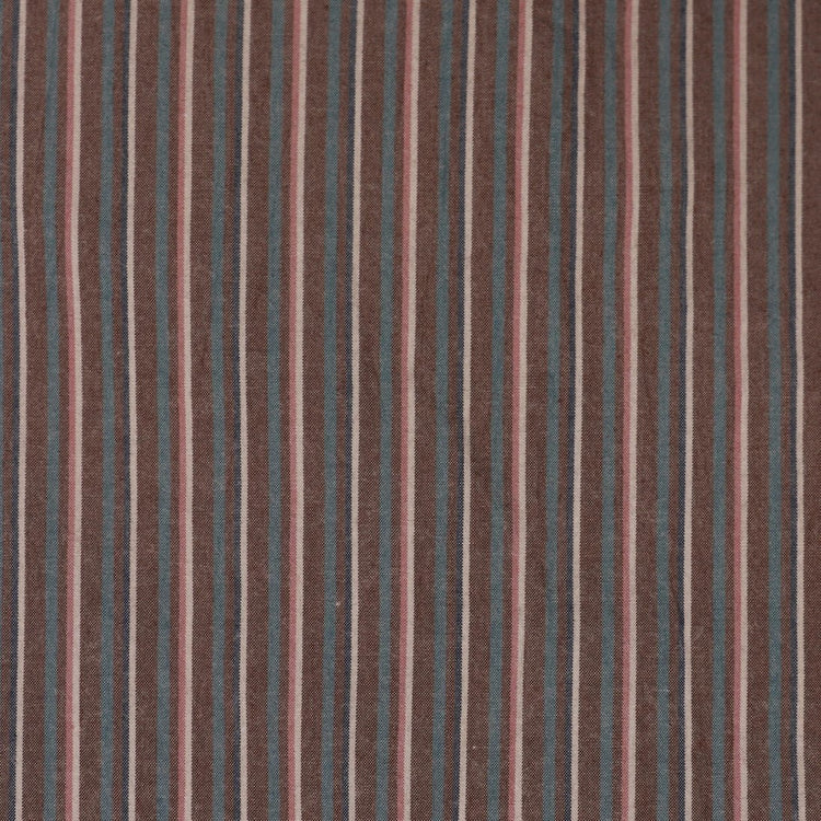 Sillage / popover shirt stripe brown 