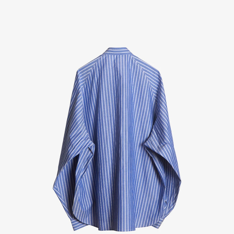 Sillage / popover shirt stripe navy