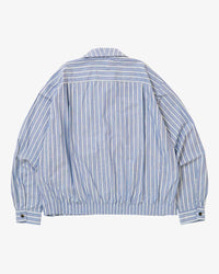 Sillage  rib blouson deadstock blue stripe