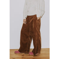 MEYAME / CORDUROY SIDE LINE WIDE PANTS