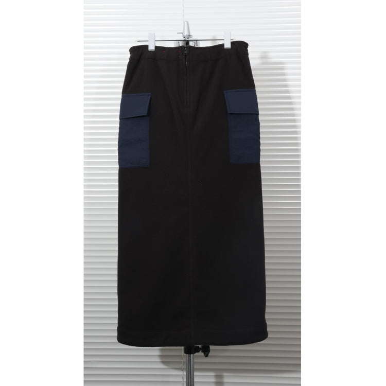 MEYAME / FLEECE LONG SKIRT