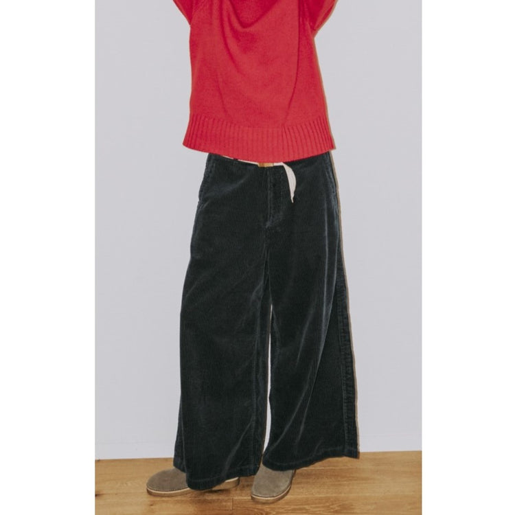 MEYAME / CORDUROY SIDE LINE WIDE PANTS