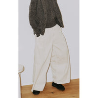 MEYAME / CORDUROY SIDE LINE WIDE PANTS