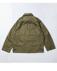 A VONTADE  Naval Utility Jacket -Military Herinbone- #47 OLIVE