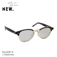 NEW. / ALLEN Ⅱ サングラス C-2 BLACK/CLEAR
