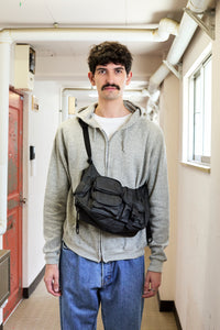 BAICYCLON by bagjack /  MULTI POCKETS SHOUDER BAG SMALL (BLACK2) BCL-85