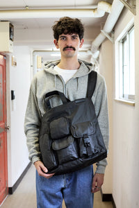 BAICYCLON by bagjack /  MULTI POCKETS 2WAY TOTE MEDIUM BCL-68 (BLACK2)