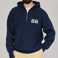 Champion リバースウィーブ(R) ハーフジップフーデッドスウェットシャツ  TRUE TO ARCHIVES C3-A119