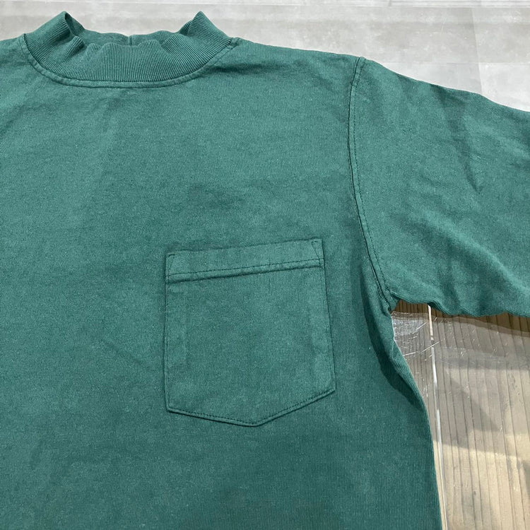 GOODWEAR / L/S MOCK NECK POCKET TEE