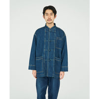 FreshService / CORPORATE DENIM KUNG-FU COVERALL FADE INDIGO