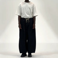 Sillage / circular pants black denim one wash