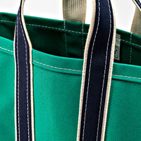 WORKERS  Deluxe Tote Bag/ Green Body x Navy Handle