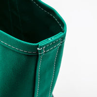 WORKERS  Deluxe Tote Bag/ Green Body x Navy Handle